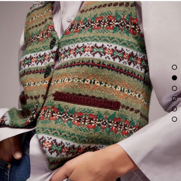 Zara | Tops | Zara Womens Jacquard Knit 